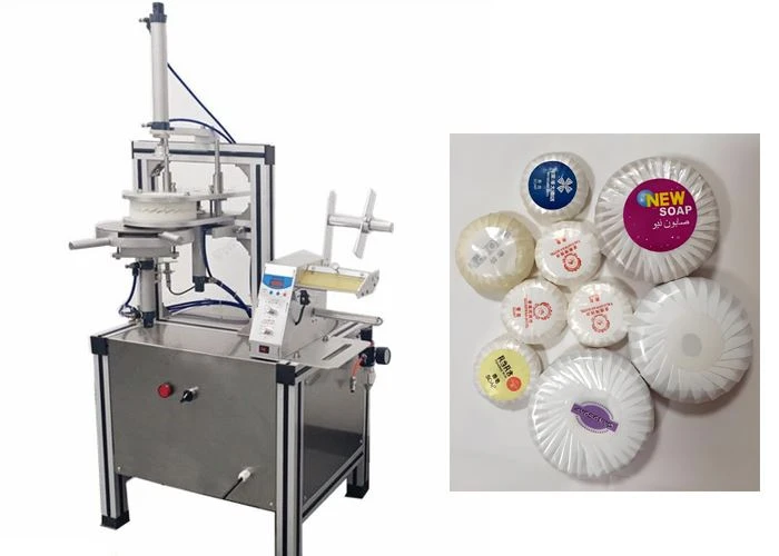 Halbautomatische Hotel Seifenrunde Seifenverpackungsmaschine
