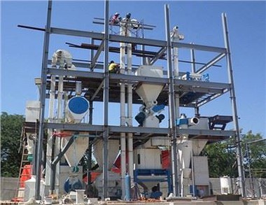 1-5 T/h Geflügel-Viehfutter-Produktionslinie