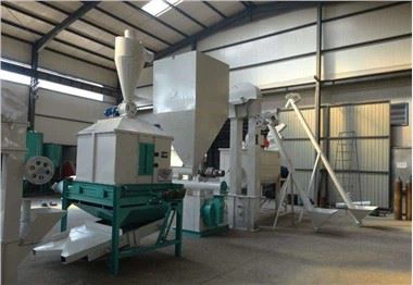 Komplette Produktionslinie für Tierfutter